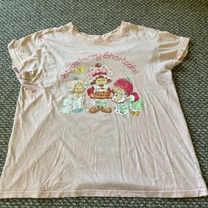 Strawberry Shortcake Women's Pink Graphic Tee